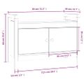 vidaXL Lavica do predsiene biela 80x40x60 cm masívna borovica