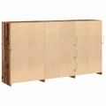 vidaXL LED komoda 3 ks Staré drevo 202 x 37 x 100 cm Kompozitné drevo