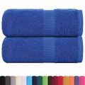 vidaXL Uteráky pre hostí FROGN 2 ks modré 30x50 cm 360 g/m²