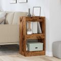 vidaXL Skriňa na knihy/Izbový prepážka Old Wood 40x30x72 cm