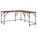 vidaXL Stôl dymový dub 149x149x75 cm kompozitné drevo