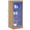 vidaXL LED komoda Remeselný dub 41 x 37 x 100 cm Kompozitné drevo