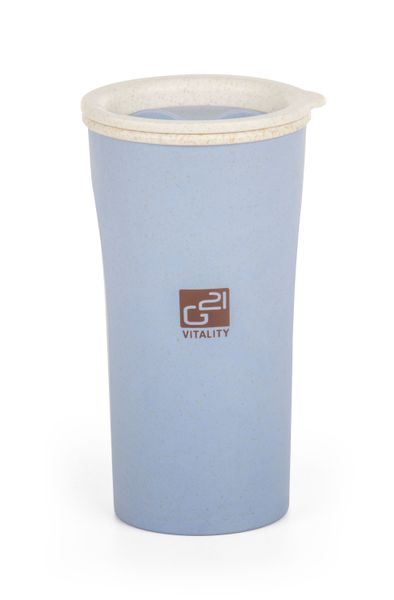 Eko téglik G21 beECO Latte 450 ml, modrý