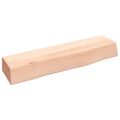 vidaXL Nástenná polica 40x10x6 cm neošetrený dubový masív