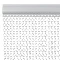 vidaXL Záves na dvere 90x220 cm hliník