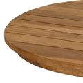 vidaXL Vrchná doska 80 x 40 x 3,5 cm Oválny Husté teakové drevo