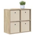 vidaXL Servírovacia skriňa Sonoma dub 59,5 x 27 x 57 cm