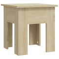 vidaXL Konferenčný stolík vo farbe dubu sonoma 40x40x42 cm drevotrieska