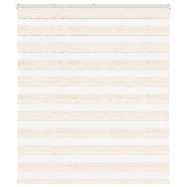 vidaXL Zebra roleta 130x100 cm šírka látky 125,9 cm polyester