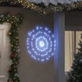 vidaXL Vianočné hviezdicové svetlo 140 LED studené biele 17 cm
