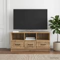 vidaXL TV skrinka 102 x 34,5 x 47 cm Dub artisan Kompozitné drevo
