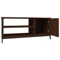 vidaXL TV skrinka hnedý dub 100x40x45 cm spracované drevo