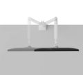 Neomounts  DS70-250WH1 Neomounts NEXT Slim Desk Mount, single display (topfix clamp/grommet), white Držák, VESA, stolní, pro plochý/zakrivený monitor, úhloprícka 17–35", náklon 90°, otácení 180°, rotace 360°, nosnost 9kg, bílý