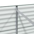 vidaXL Zvýšený záhon Zelená 320 x 80 x 81 cm Oceľ