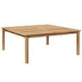 vidaXL Konferenčný stolík Hnedá 110 x 110 x 45 cm Husté teakové drevo