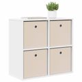 vidaXL Servírovacia skriňa Biela 68,5 x 32 x 67 cm