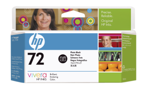 HP no 72 - foto čierna ink. kazeta, C9370A