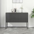 vidaXL Komoda antracitová 105x35x75 cm oceľ