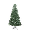 vidaXL Vianočný stromček Zelená 240 cm PVC