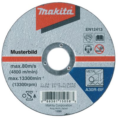 Makita řezný kotouč 180x2,5x22 ocel
