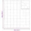 vidaXL 2-v-1 Prikrývka Biela 240 x 260 cm Perie