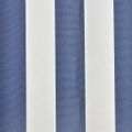 vidaXL Náhradná látka na markízu, modro-biela, 500x300 cm, polyester