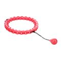 Masážna hula hoop FH01 so závažím červená