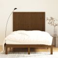 vidaXL Nástenné čelo postele medovohnedé 140x3x110 cm masívna borovica