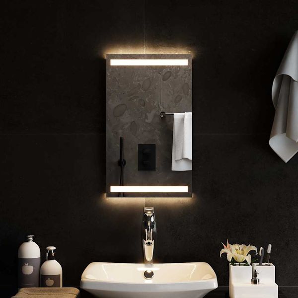 vidaXL LED kúpeľňové zrkadlo 30x50 cm