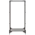 vidaXL Regál na krbové drevo 40x30x80 cm, nehrdzavejúca oceľ