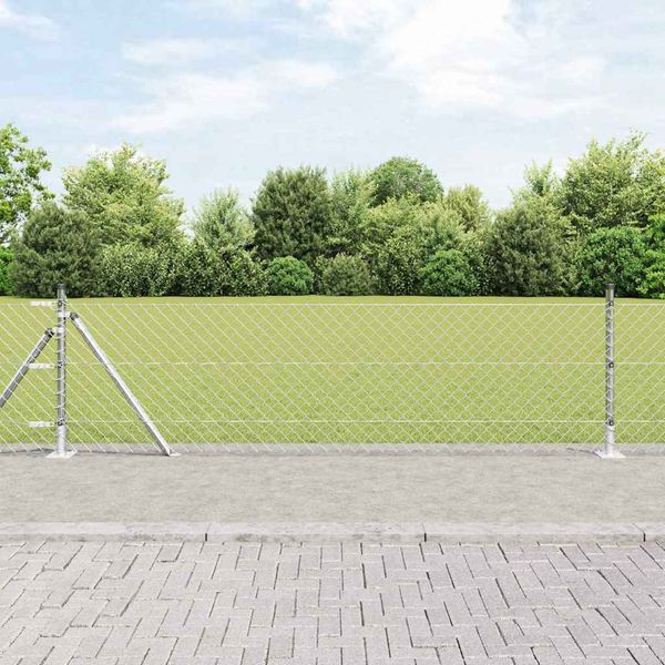 vidaXL Zvarené drôtené pletivo s betónovým základom 25 x 0,4 m