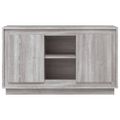 vidaXL Komoda sivá sonoma 102x35x60 cm kompozitné drevo
