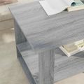 vidaXL Konferenčný stolík Sivý Sonoma 72 x 50 x 50 cm Kompozitné drevo