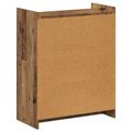 vidaXL Skriňa na topánky s úložiskom Staré drevo 73,5 x 36 x 92 cm