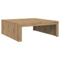 vidaXL Konferenčný stolík dub artisan 100x100x35 cm kompozitné drevo
