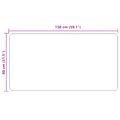 vidaXL Behúň MARSA Piesková 80 x 150 cm Polyester a PVC