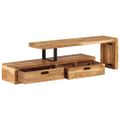 vidaXL TV stolík (118-200) x 30 x 40 cm masívne akáciové drevo