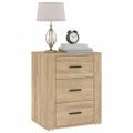 vidaXL Nočný stolík dub sonoma 50x36x60 cm spracované drevo