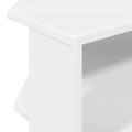 vidaXL RohováTVskriňa 102x40,5x45cm Biela Kompozitné drevo
