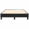 vidaXL Posteľný rám s boxspringom čierna 120x200 cm zamat
