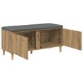 vidaXL Predsieňová lavica Remeselný Dub 100 x 38 x 46 cm