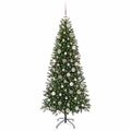 vidaXL Umelý vianočný stromček Zelená 180 cm PE a PVC