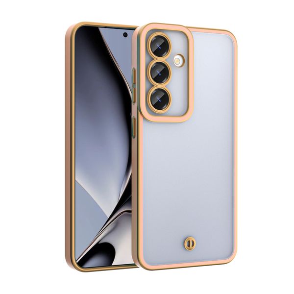 Puzdro Silky Gold pre Oppo Reno 13F 5G (Global) / 13FS 5G ružová