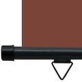vidaXL Bočná markíza na balkón 60x250 cm, hnedá
