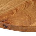 vidaXL Stolová doska Ø 70x2,5 cm okrúhla masívne mangovníkové drevo