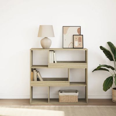 vidaXL Knižnica/deliaca stena dub sonoma 100x33x94,5 cm