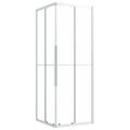 vidaXL Sprchovací kút matný ESG 80x80x180 cm