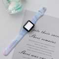 Silicone strap apple watch 42/44/45/49mm (97+110) blue