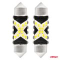 LED žiarovka CANBUS 12SMD Festoon C5W 2016 41mm White 12/24V AMiO-04238