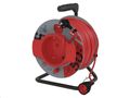 Predlžovací kábel EMOS P19150 na bubne 50 m / 1 zásuvka / červený / PVC / 230 V / 1,5 mm2